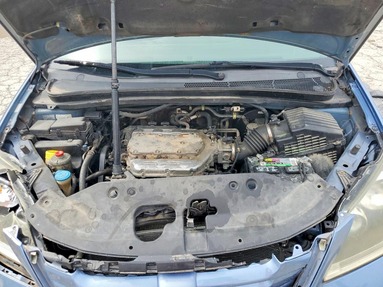 2009 Honda Odyssey Exl Blue vin: 5FNRL38709B004646
