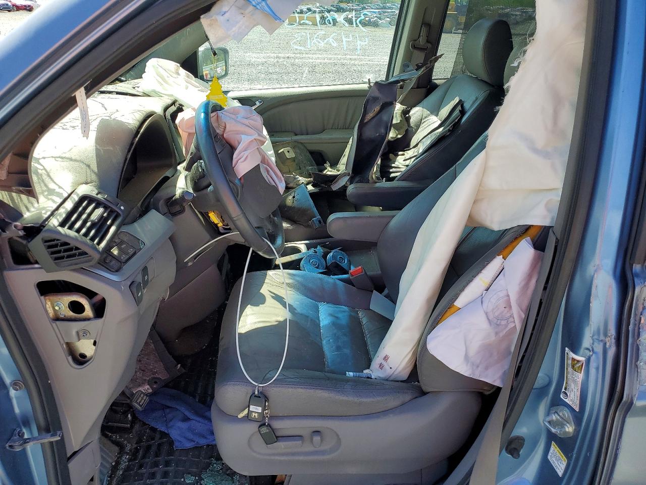2009 Honda Odyssey Exl Gray vin: 5FNRL38709B049456