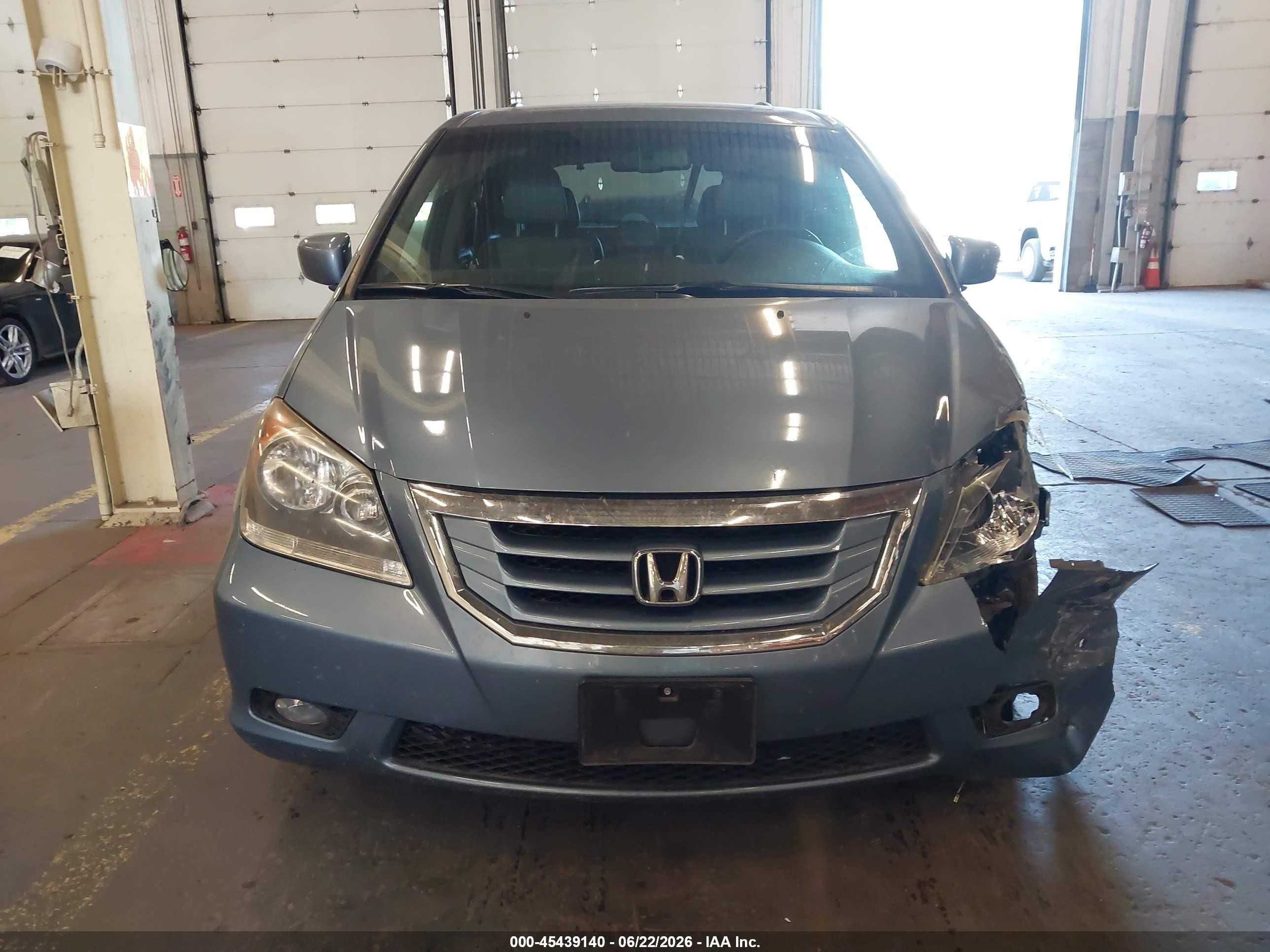 2009 Honda Odyssey Ex-l Blue vin: 5FNRL38709B053765