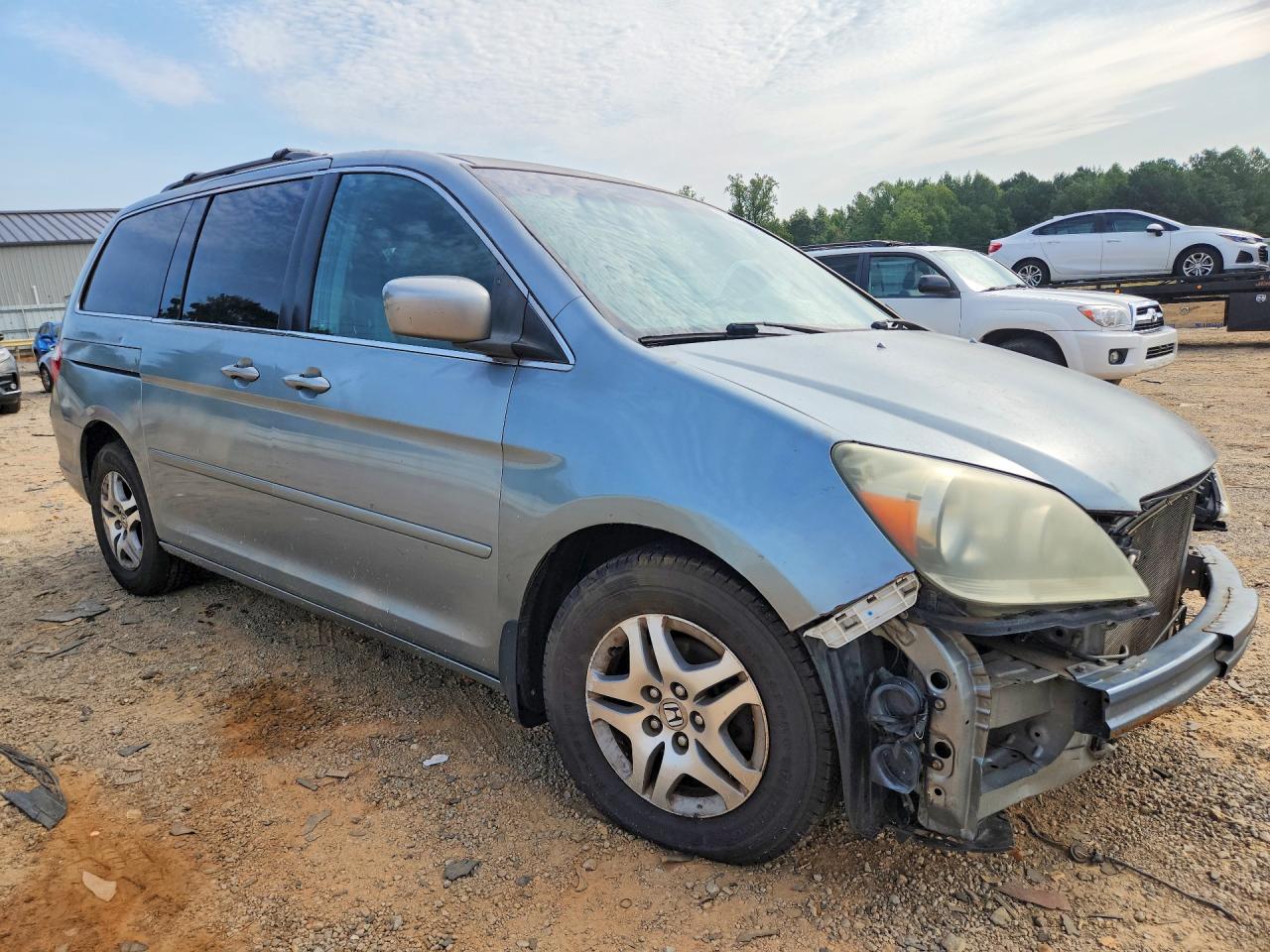 2006 Honda Odyssey Exl Silver vin: 5FNRL38716B037358