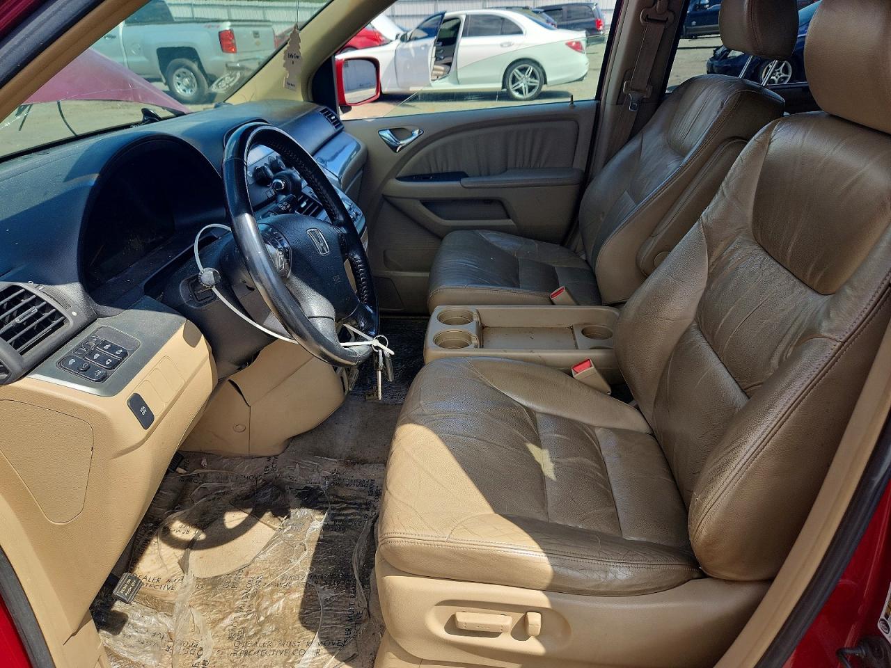2006 Honda Odyssey Exl Red vin: 5FNRL38716B044892