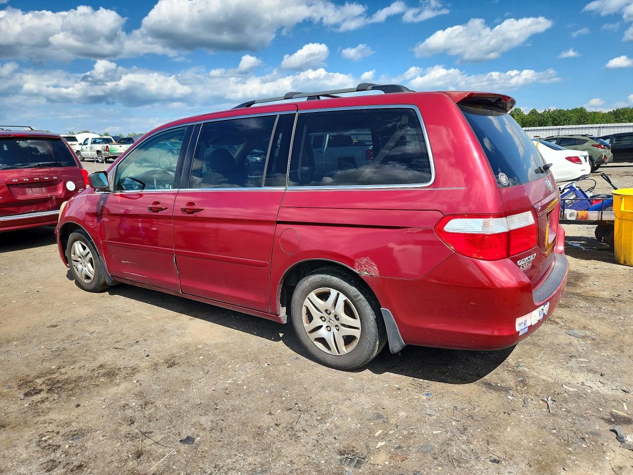 2006 Honda Odyssey Exl Red vin: 5FNRL38716B044892
