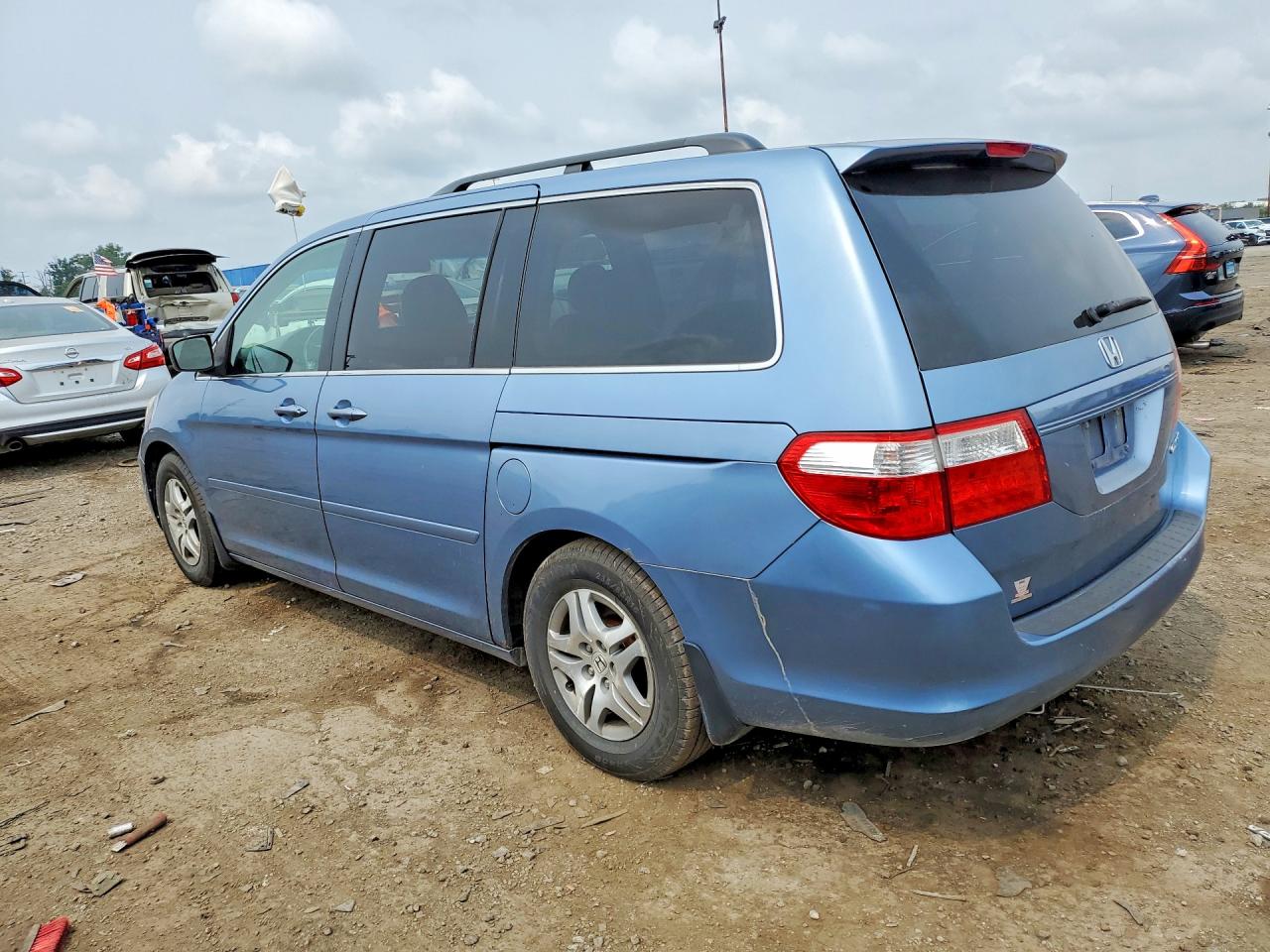 2006 Honda Odyssey Exl Blue vin: 5FNRL38716B046464