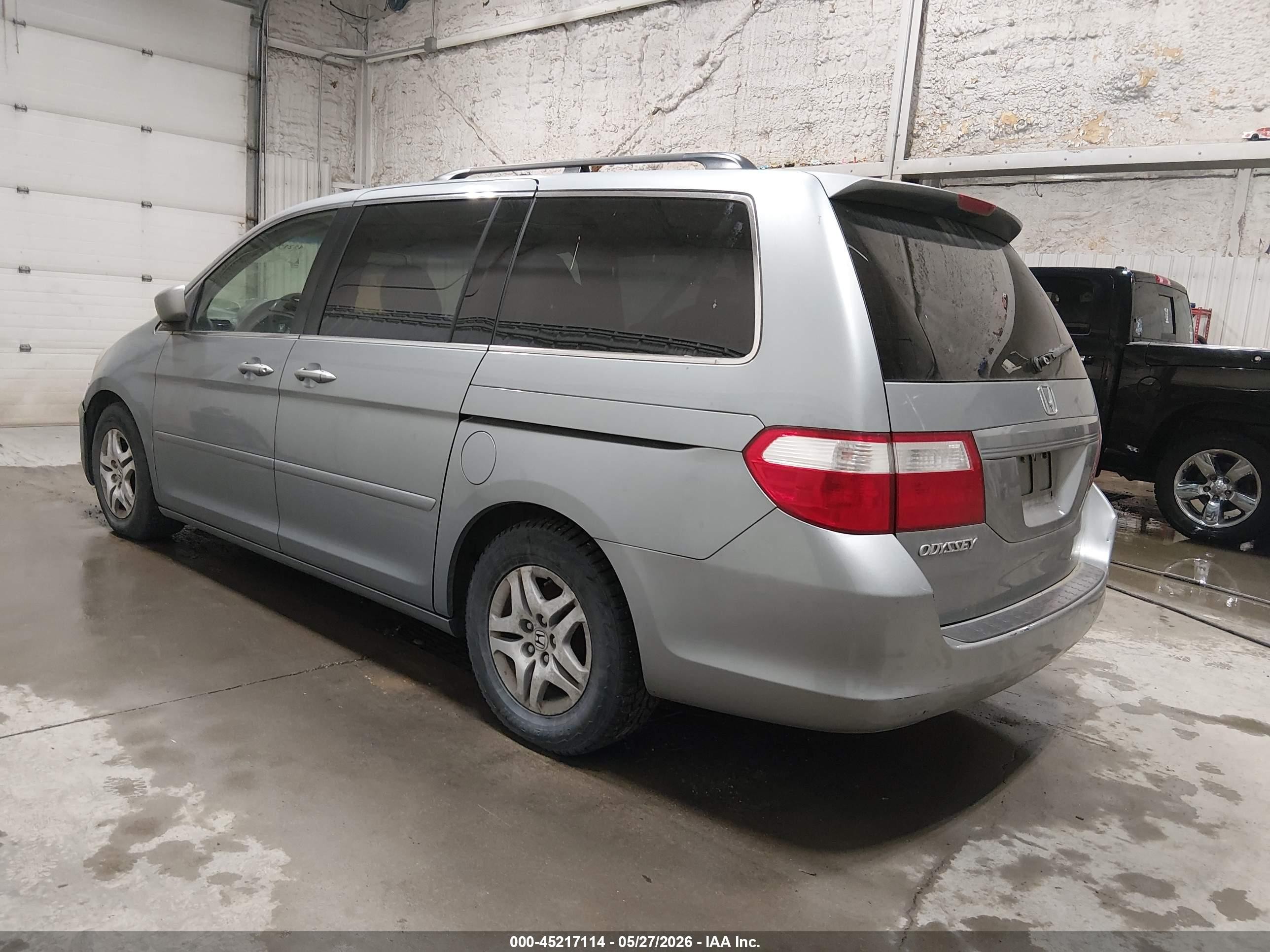 2006 Honda Odyssey Ex-l Light Blue vin: 5FNRL38716B077388