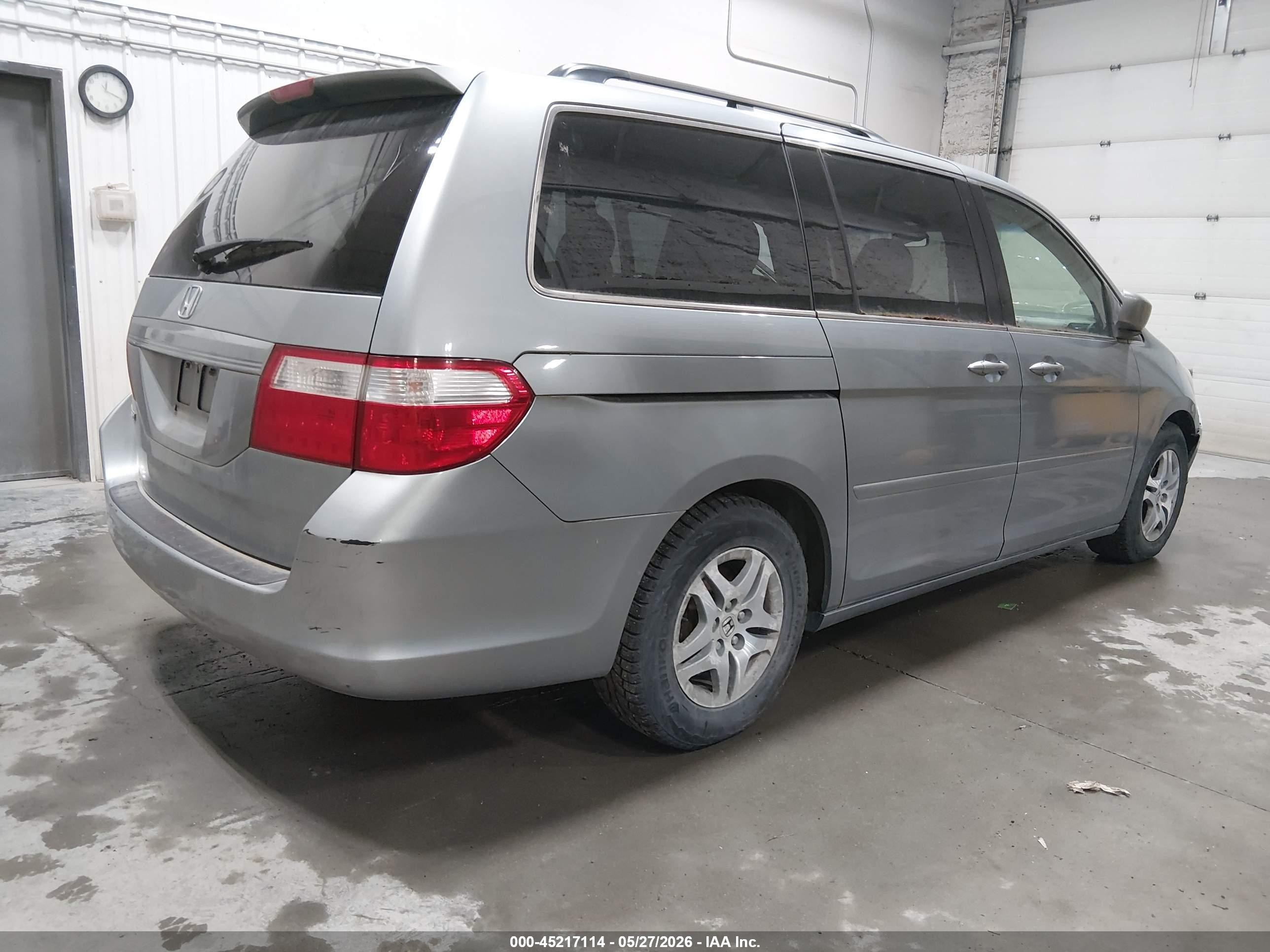 2006 Honda Odyssey Ex-l Light Blue vin: 5FNRL38716B077388