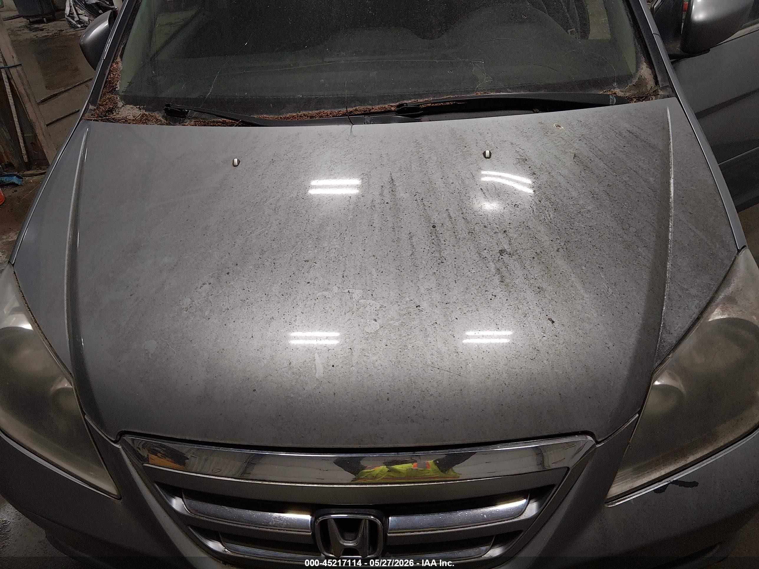 2006 Honda Odyssey Ex-l Light Blue vin: 5FNRL38716B077388