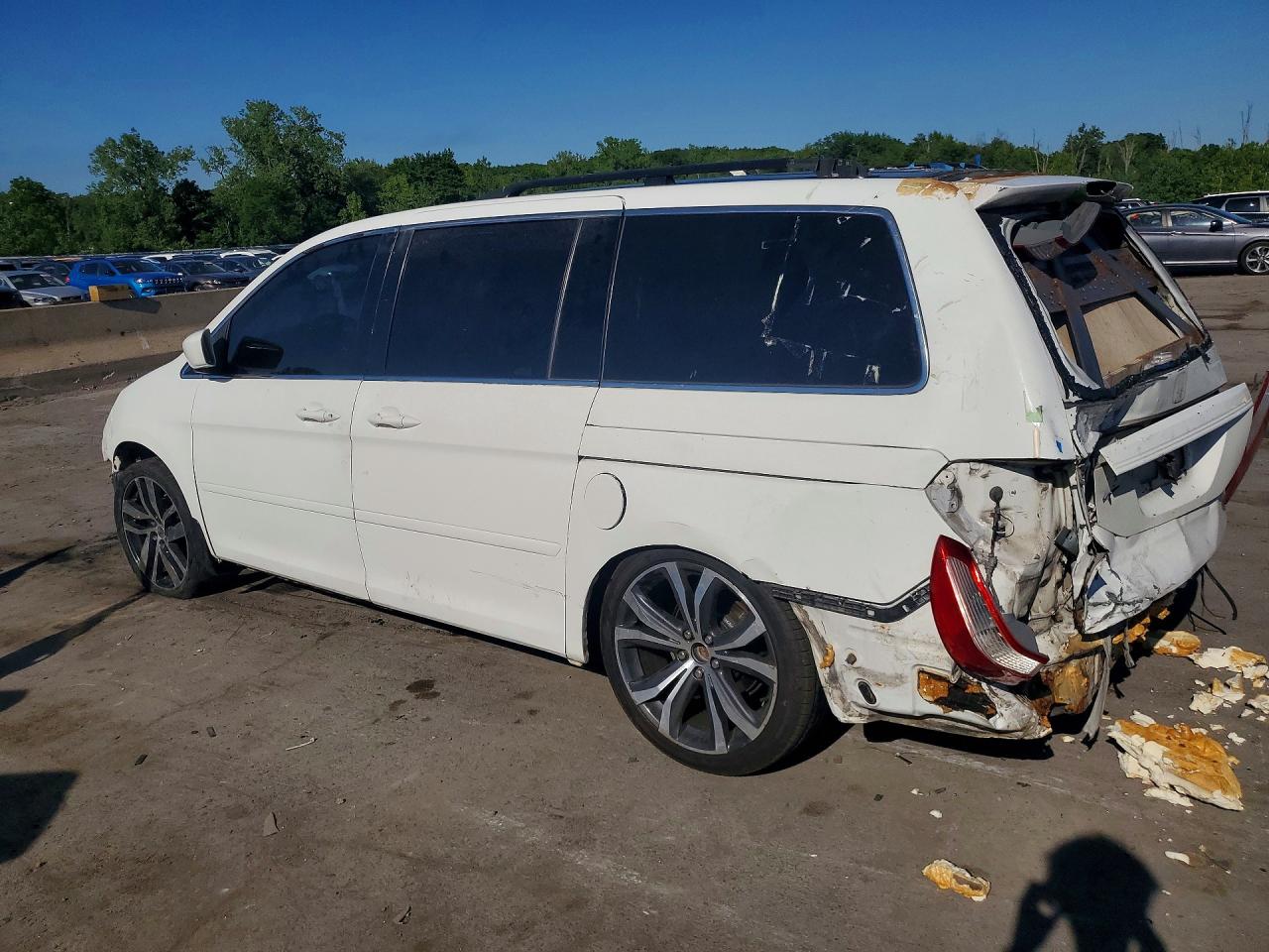 2006 Honda Odyssey Exl White vin: 5FNRL38716B457802