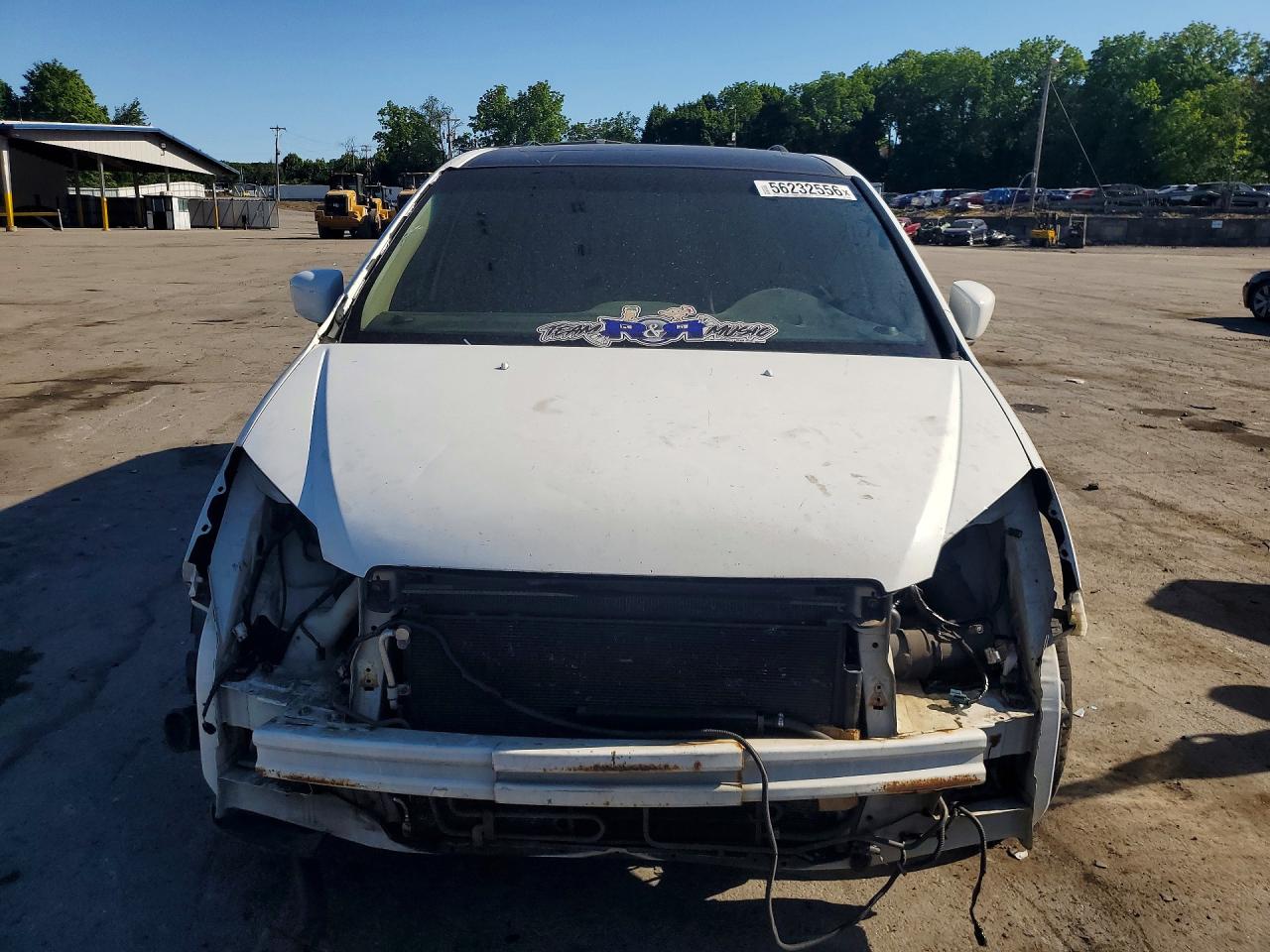 2006 Honda Odyssey Exl White vin: 5FNRL38716B457802