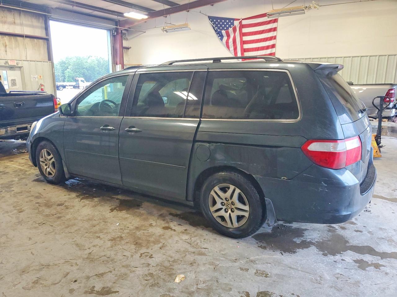 2006 Honda Odyssey Exl Blue vin: 5FNRL38716B459565