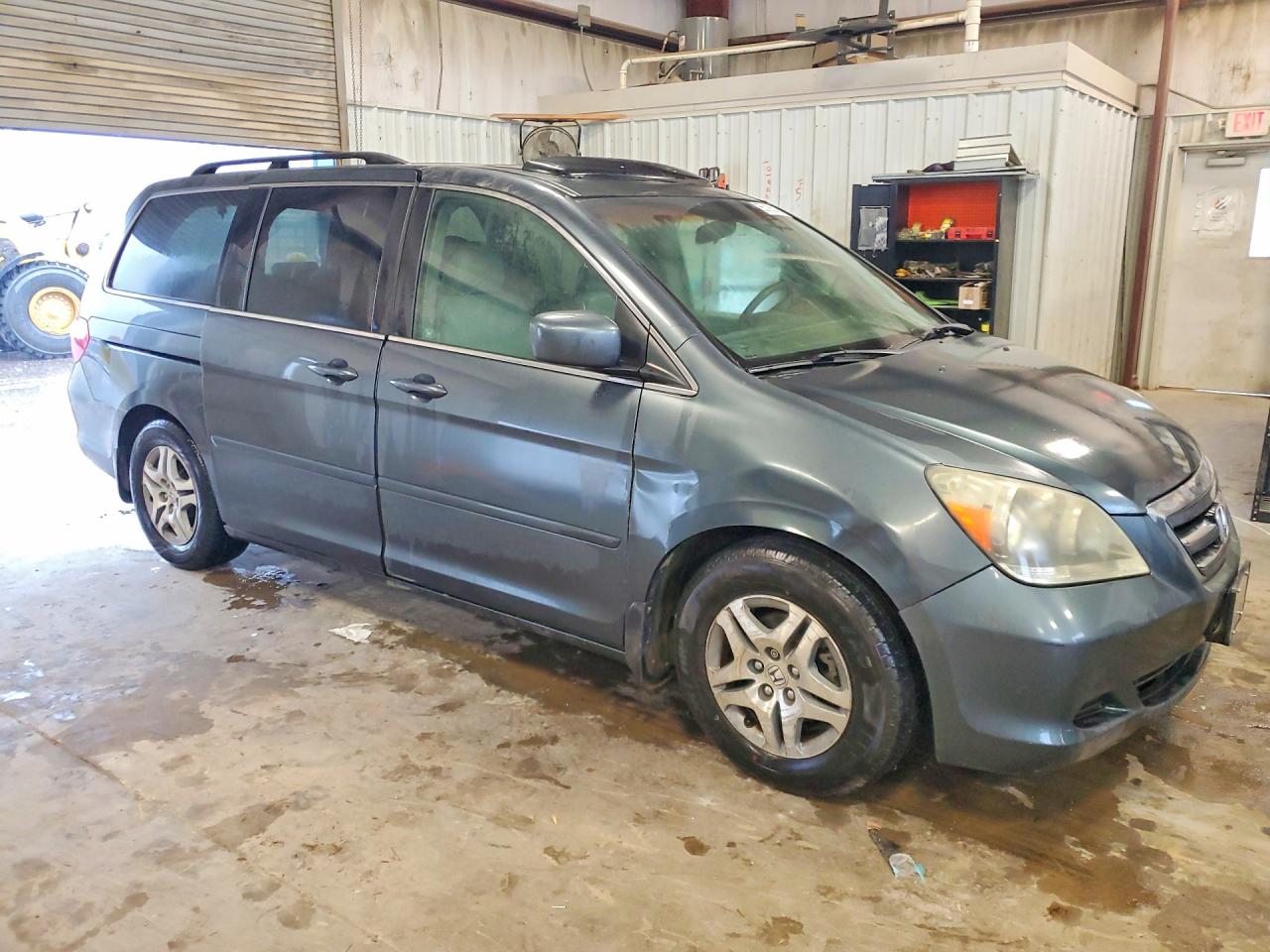 2006 Honda Odyssey Exl Blue vin: 5FNRL38716B459565