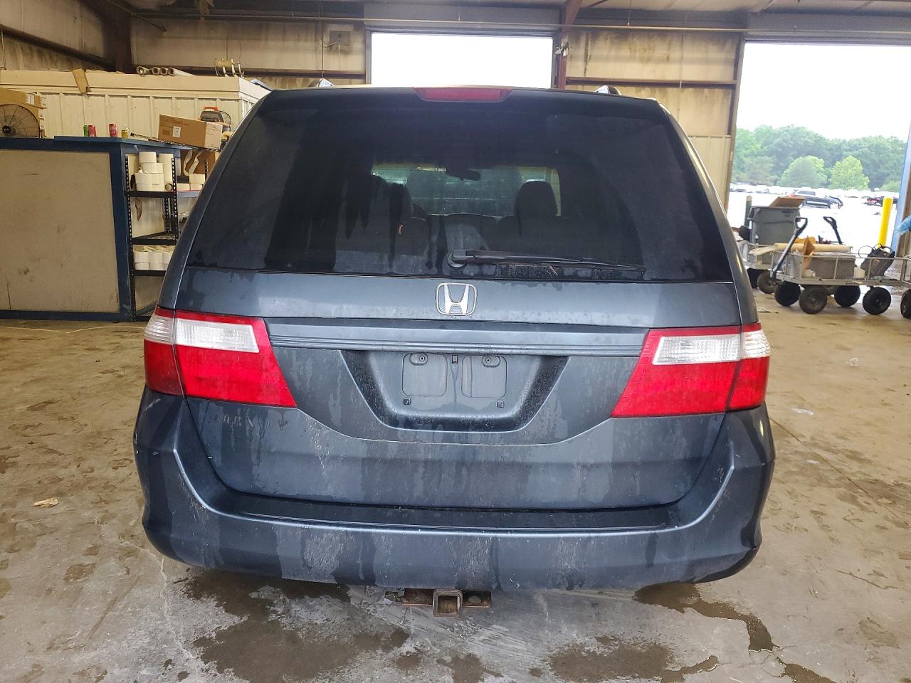 2006 Honda Odyssey Exl Blue vin: 5FNRL38716B459565