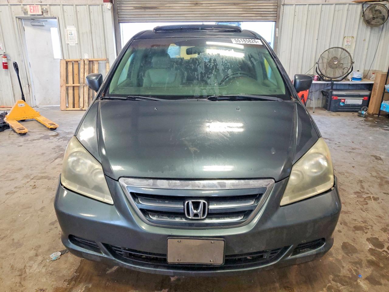 2006 Honda Odyssey Exl Blue vin: 5FNRL38716B459565