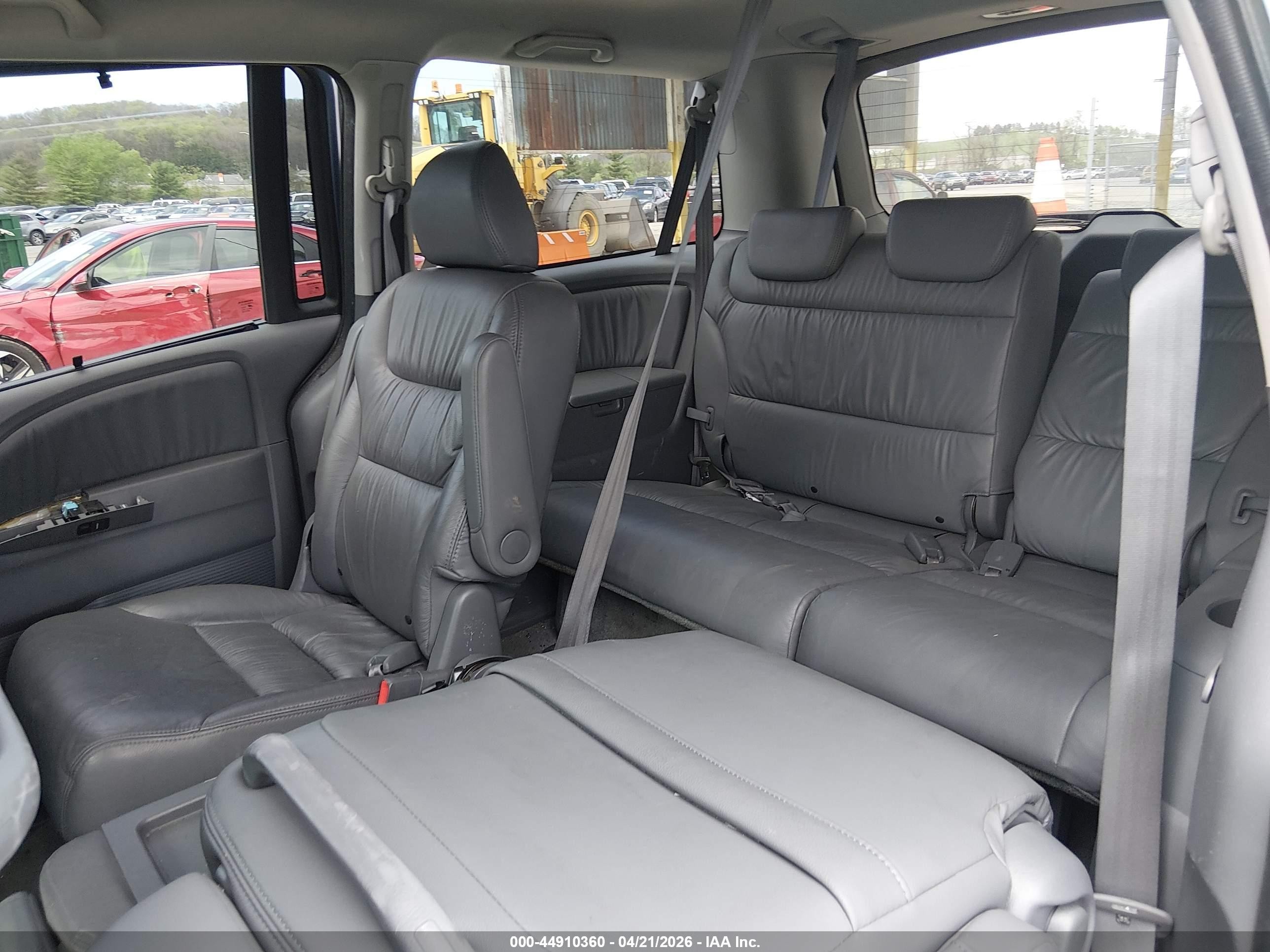 2007 Honda Odyssey Ex-l Blue vin: 5FNRL38717B000859
