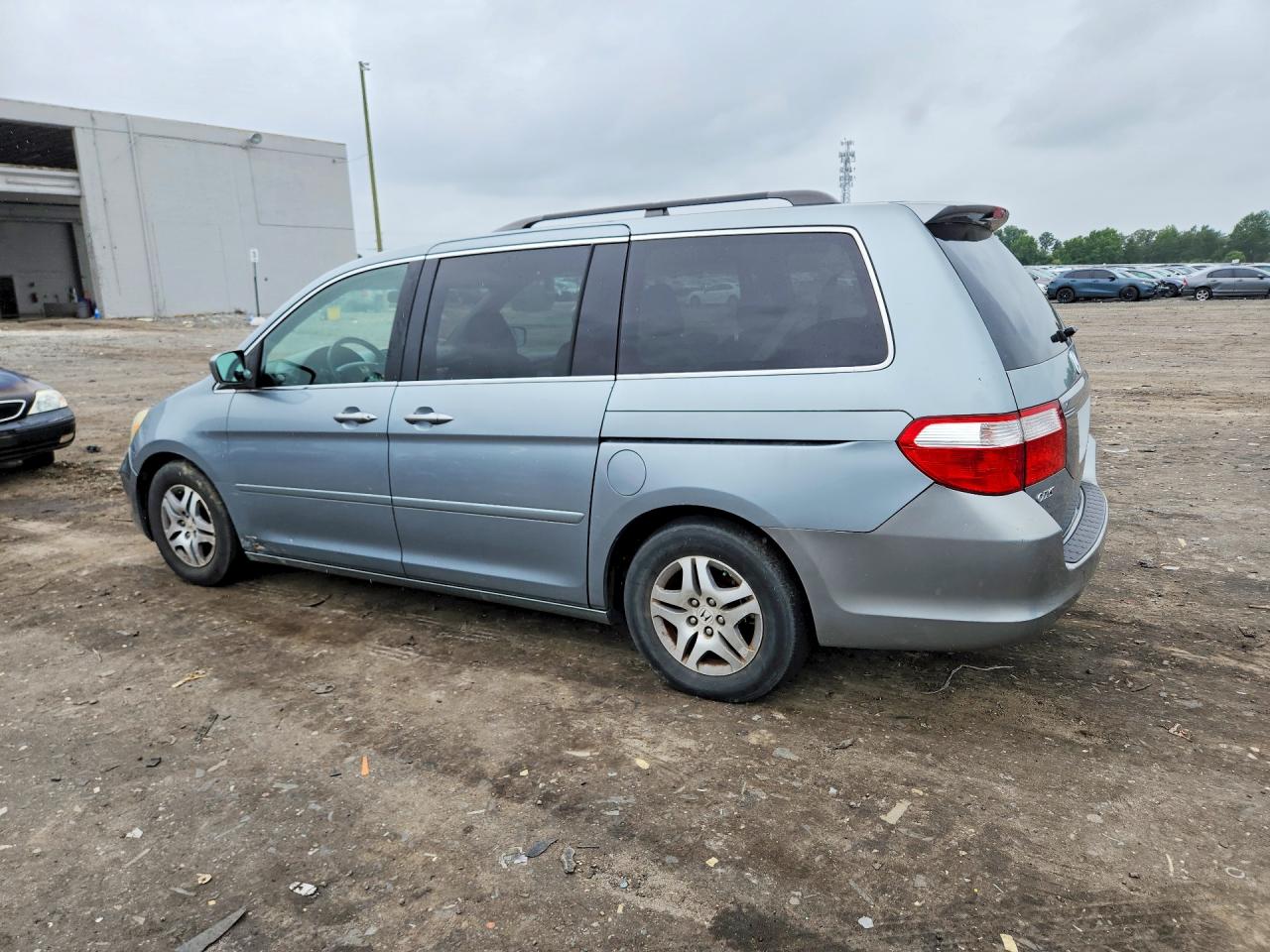 2007 Honda Odyssey Exl Turquoise vin: 5FNRL38717B013398