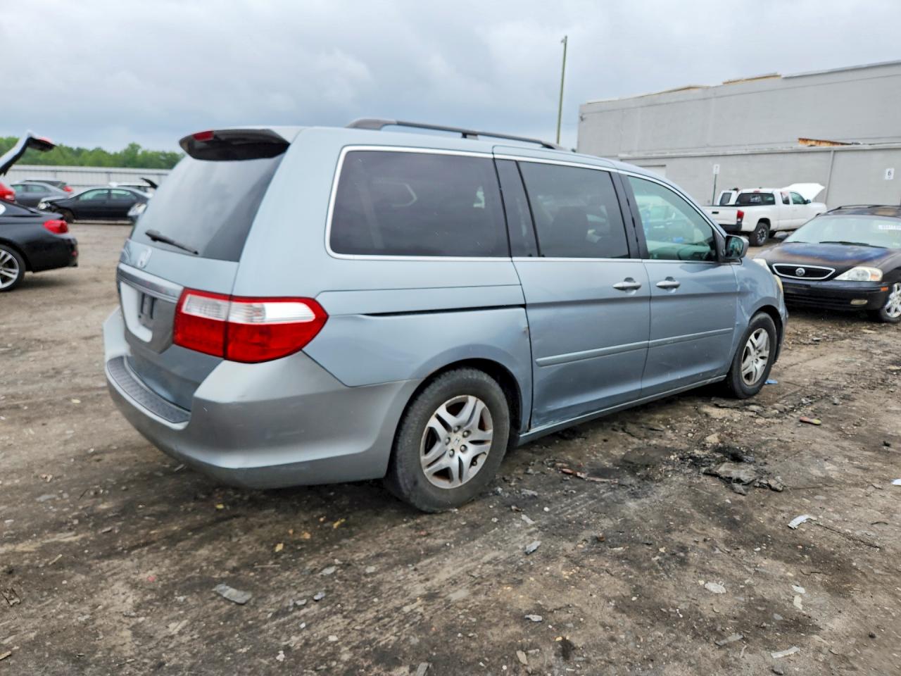 2007 Honda Odyssey Exl Turquoise vin: 5FNRL38717B013398