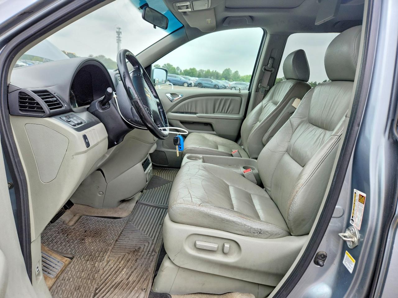 2007 Honda Odyssey Exl Turquoise vin: 5FNRL38717B013398