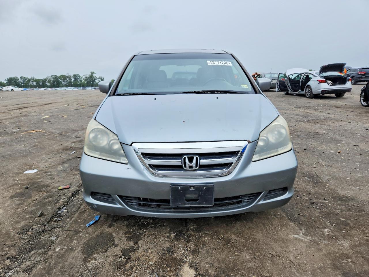 2007 Honda Odyssey Exl Turquoise vin: 5FNRL38717B013398