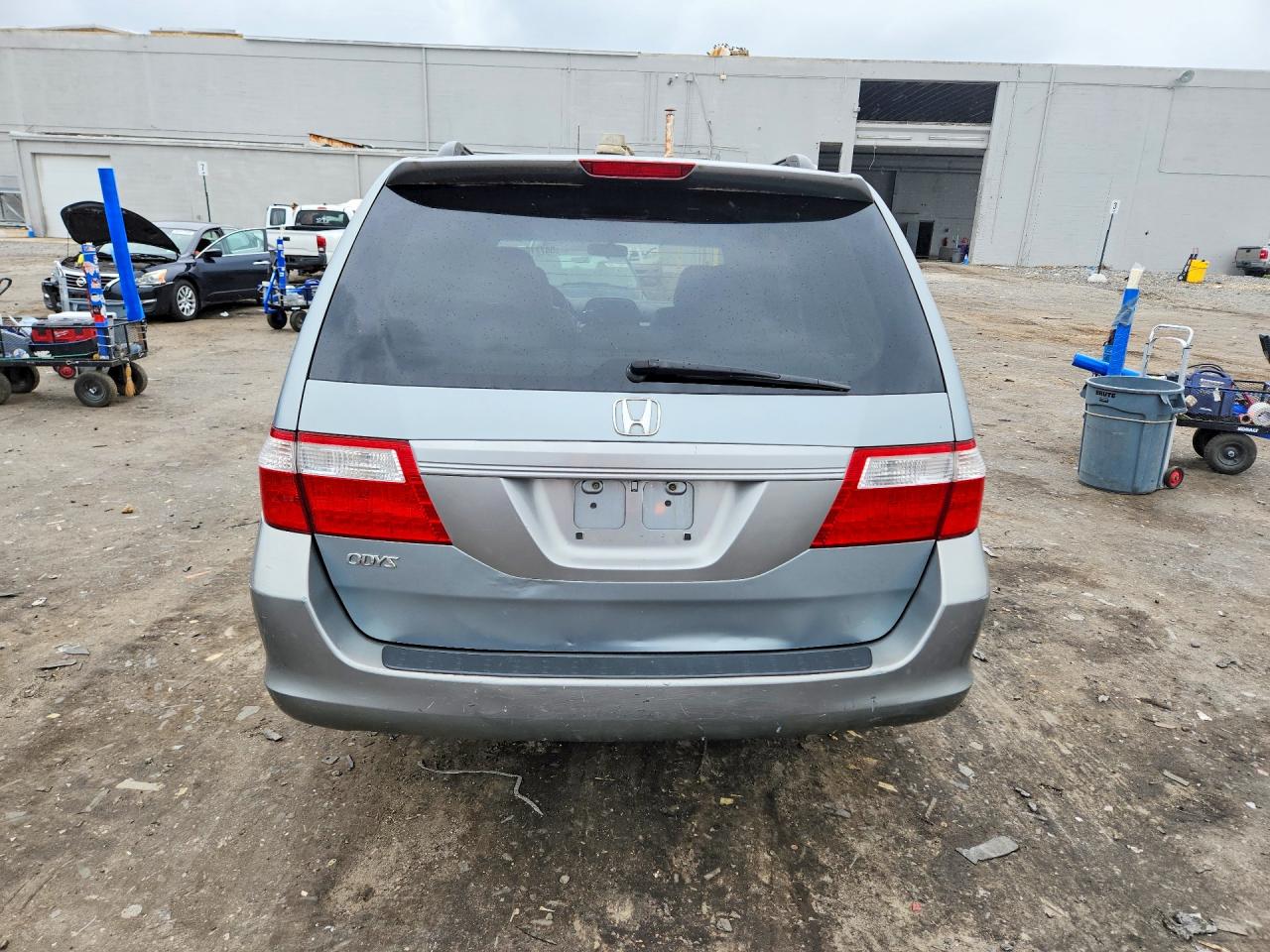 2007 Honda Odyssey Exl Turquoise vin: 5FNRL38717B013398