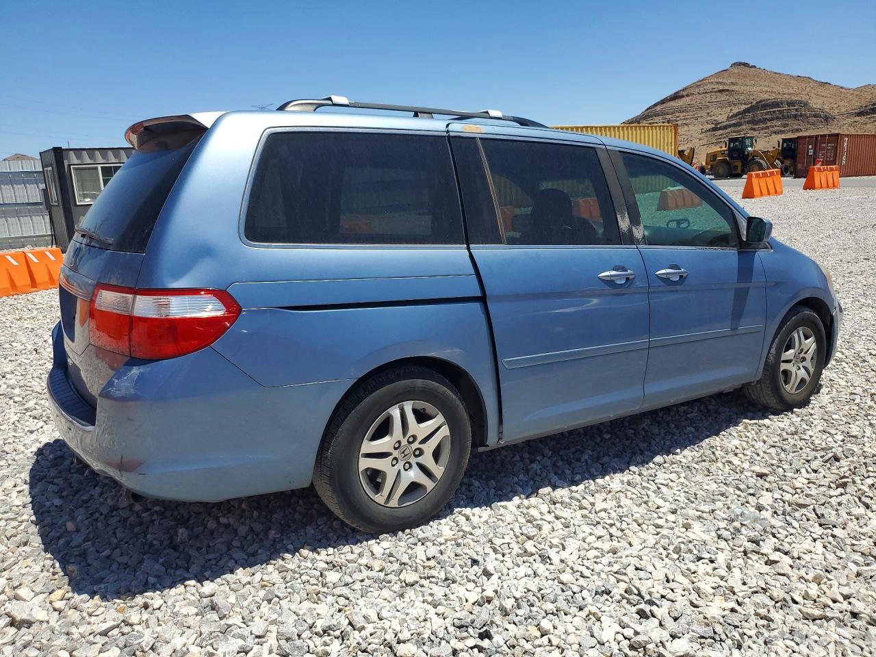 2007 Honda Odyssey Blue vin: 5FNRL38717B023784