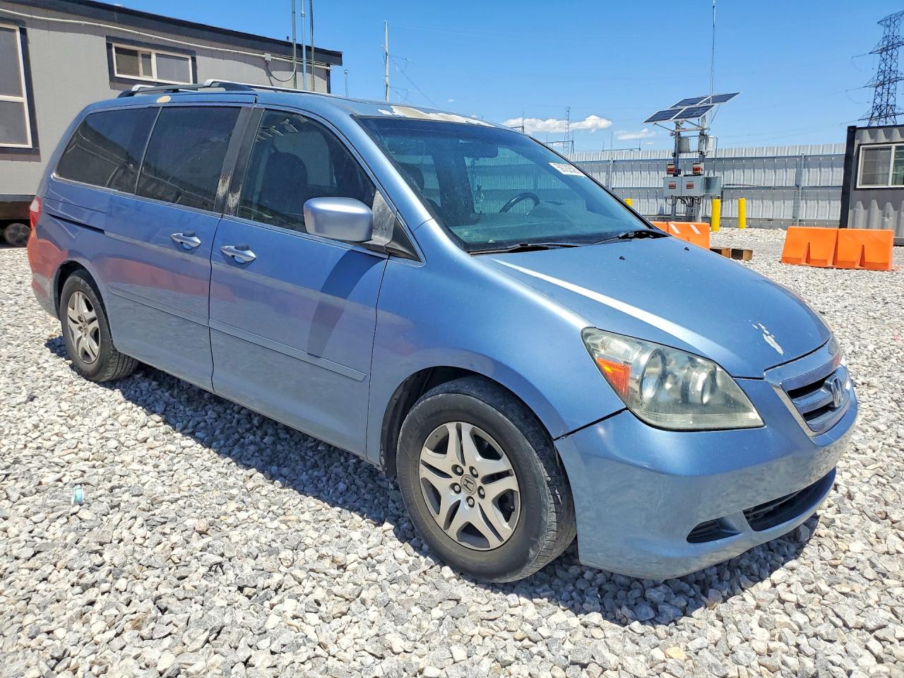 2007 Honda Odyssey Blue vin: 5FNRL38717B023784