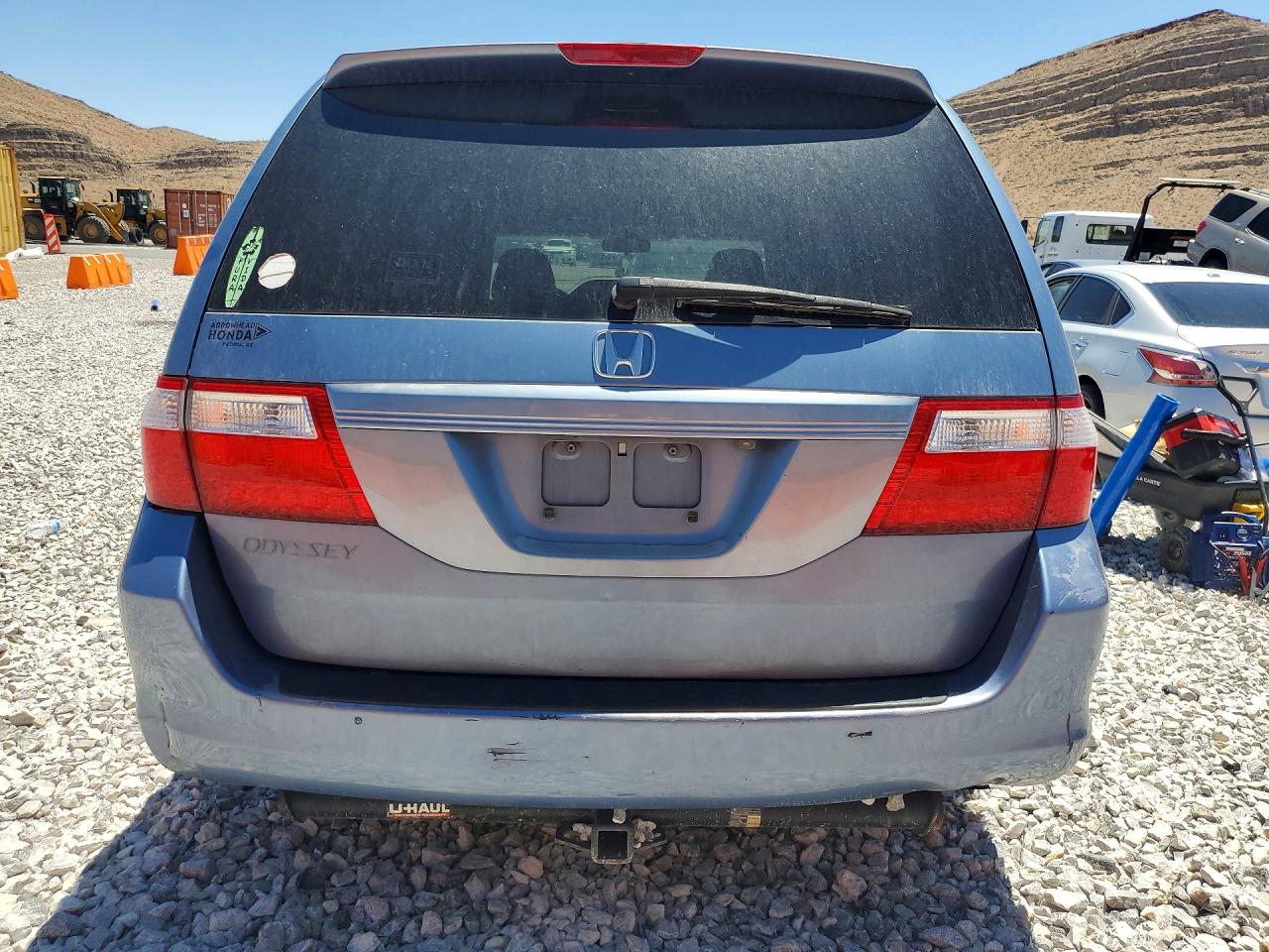 2007 Honda Odyssey Blue vin: 5FNRL38717B023784