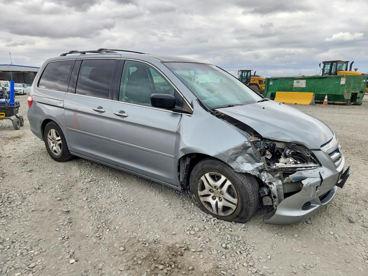 2007 Honda Odyssey Exl Silver vin: 5FNRL38717B058342
