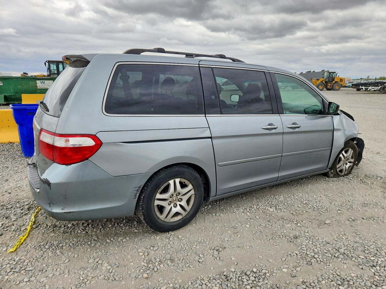 2007 Honda Odyssey Exl Silver vin: 5FNRL38717B058342