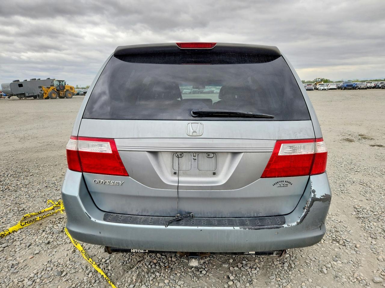 2007 Honda Odyssey Exl Silver vin: 5FNRL38717B058342