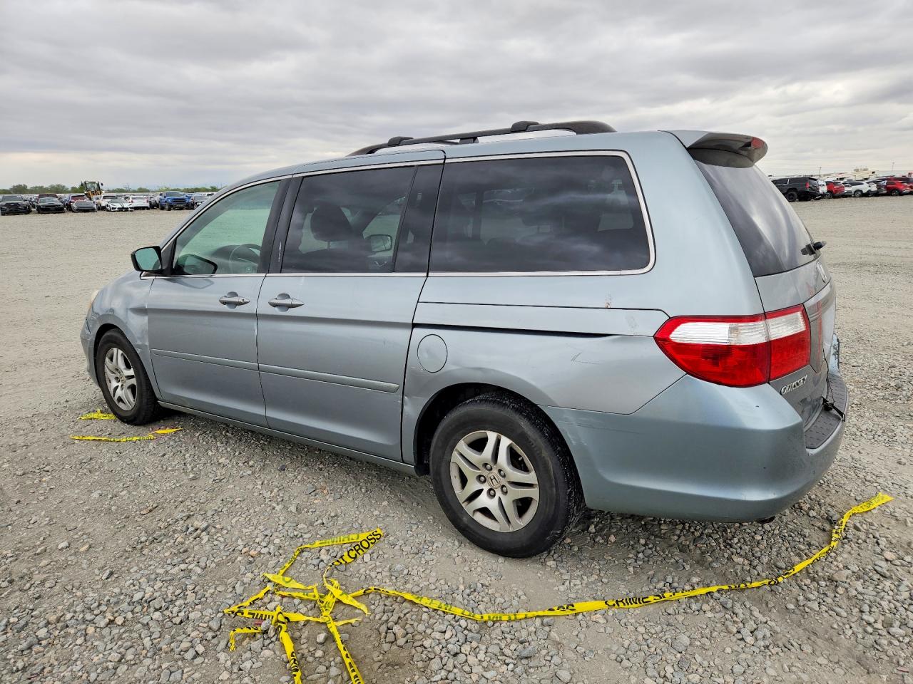 2007 Honda Odyssey Exl Silver vin: 5FNRL38717B058342