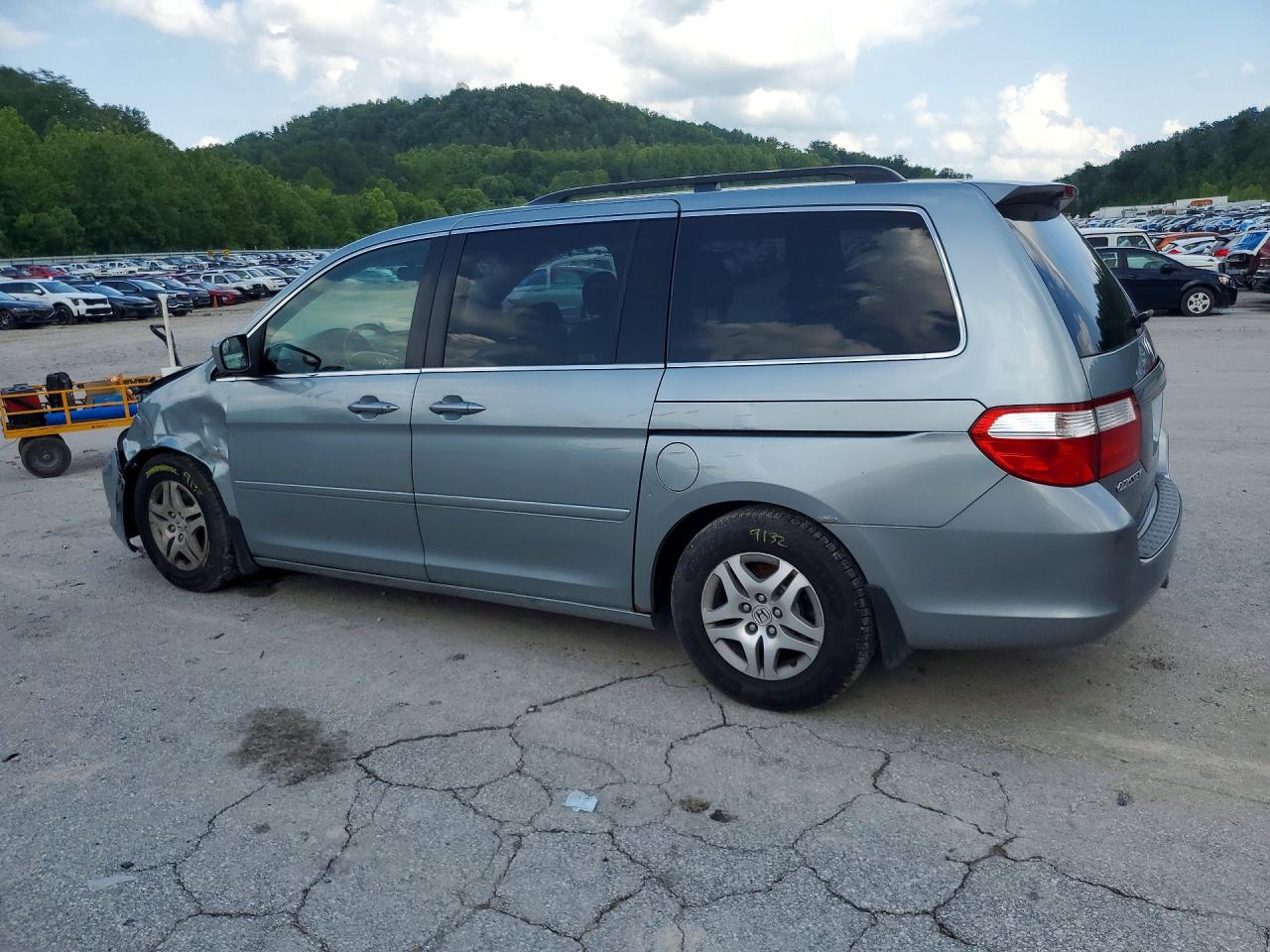 2007 Honda Odyssey Exl Silver vin: 5FNRL38717B065467