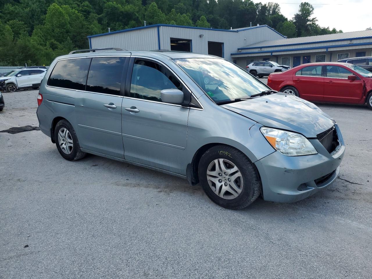 2007 Honda Odyssey Exl Silver vin: 5FNRL38717B065467