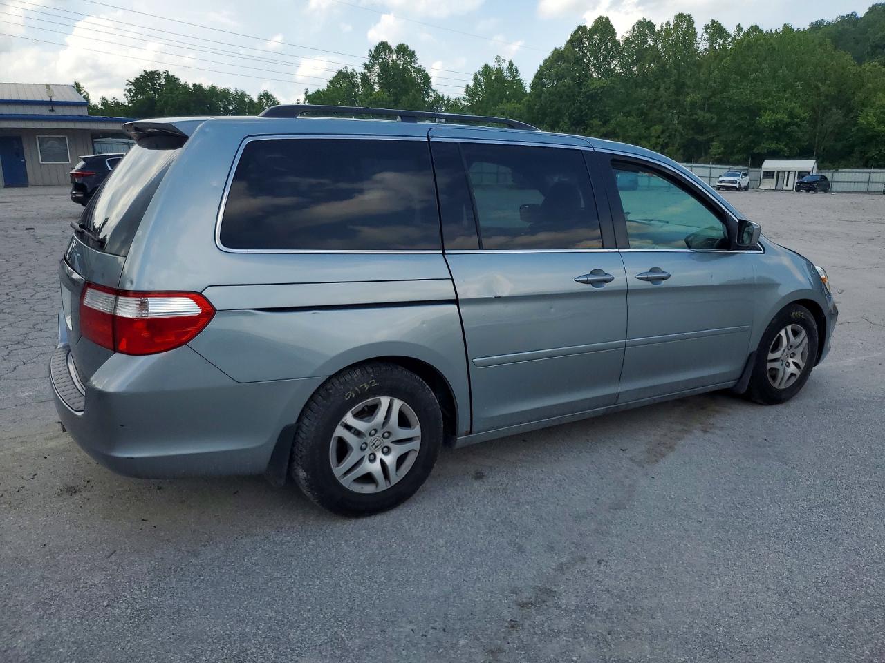 2007 Honda Odyssey Exl Silver vin: 5FNRL38717B065467