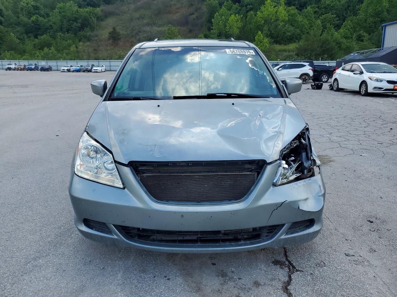 2007 Honda Odyssey Exl Silver vin: 5FNRL38717B065467