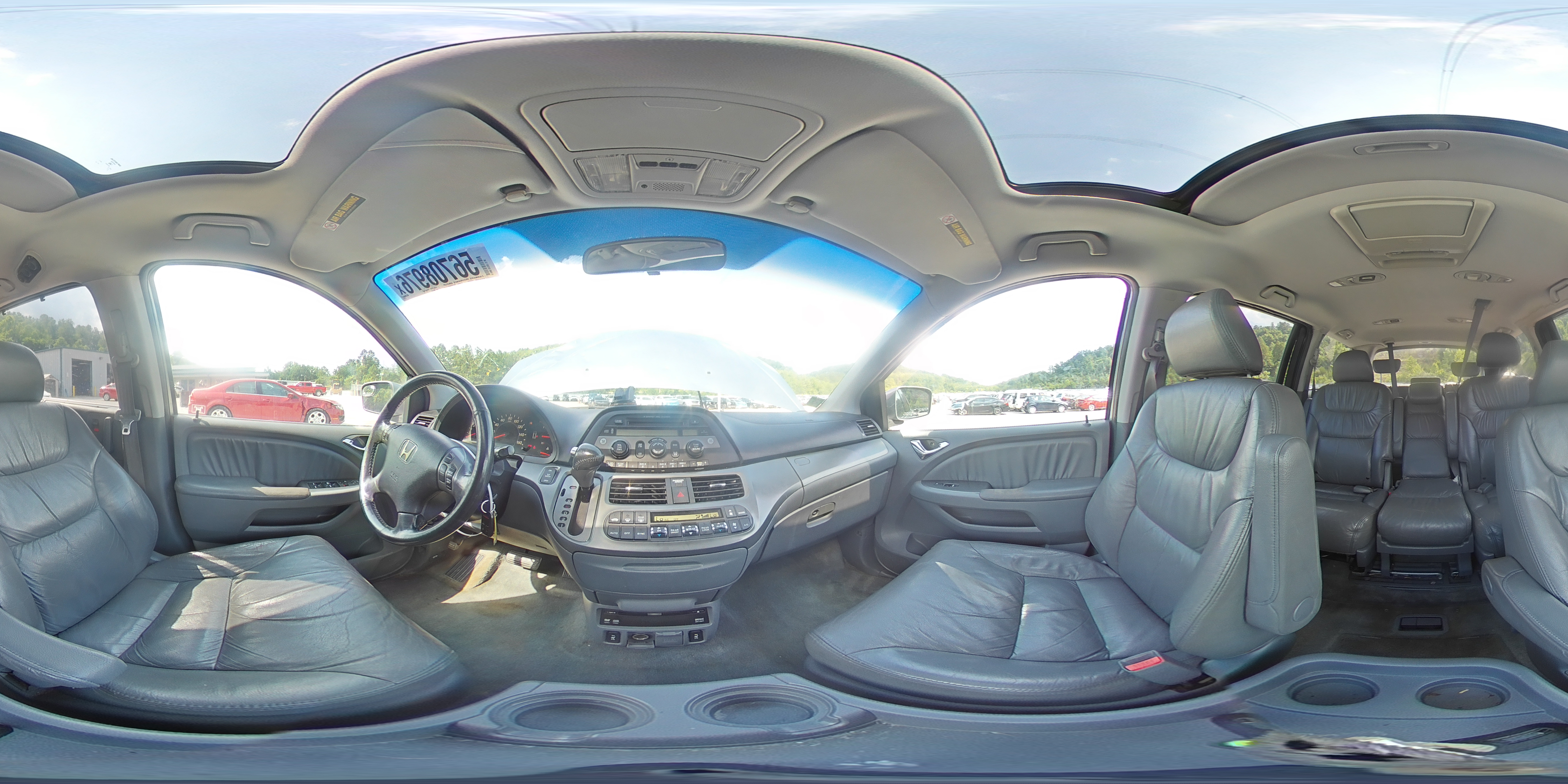 2007 Honda Odyssey Exl Silver vin: 5FNRL38717B065467