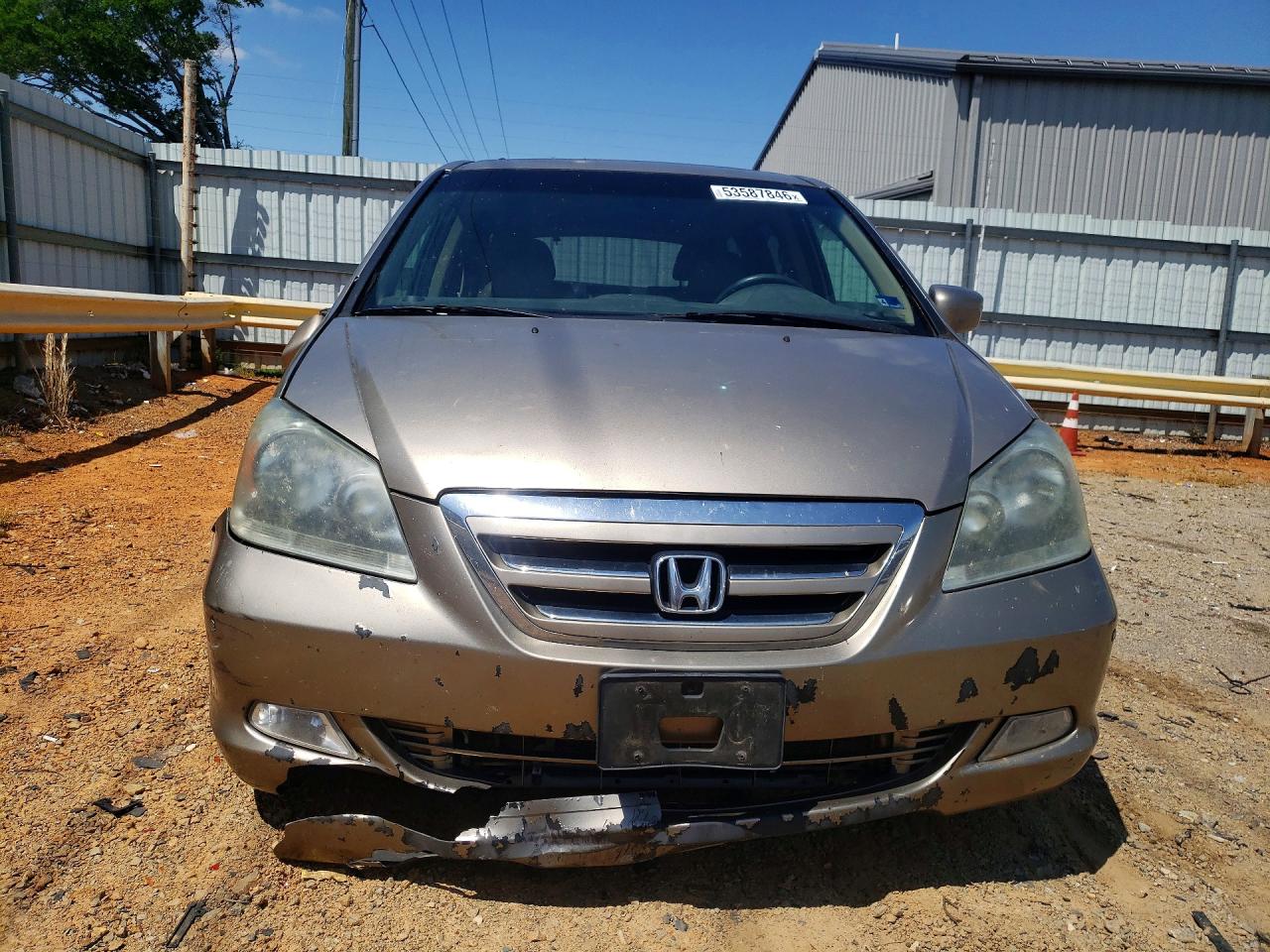2007 Honda Odyssey Exl Gold vin: 5FNRL38717B111198