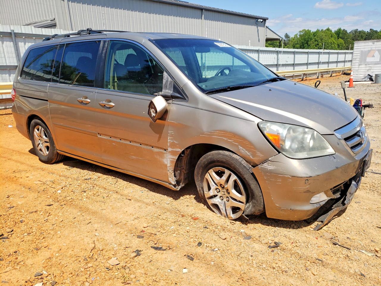 2007 Honda Odyssey Exl Gold vin: 5FNRL38717B111198