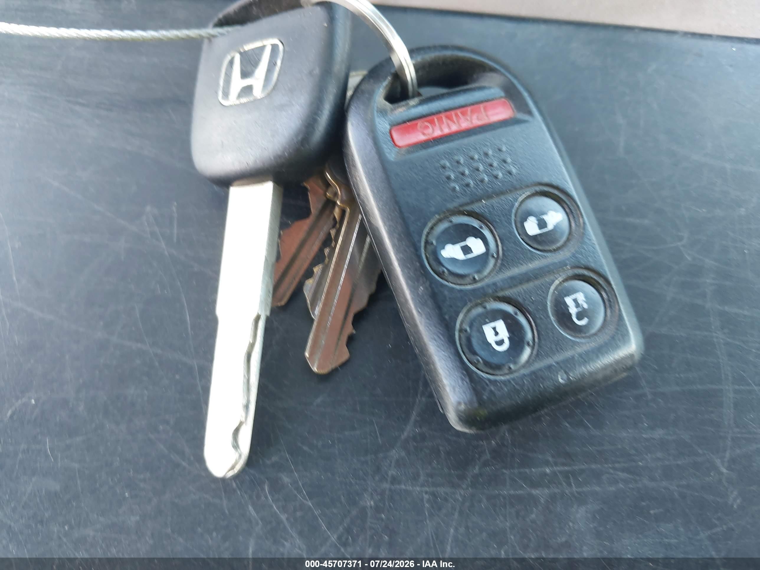 2007 Honda Odyssey Ex-l Синий vin: 5FNRL38717B122914