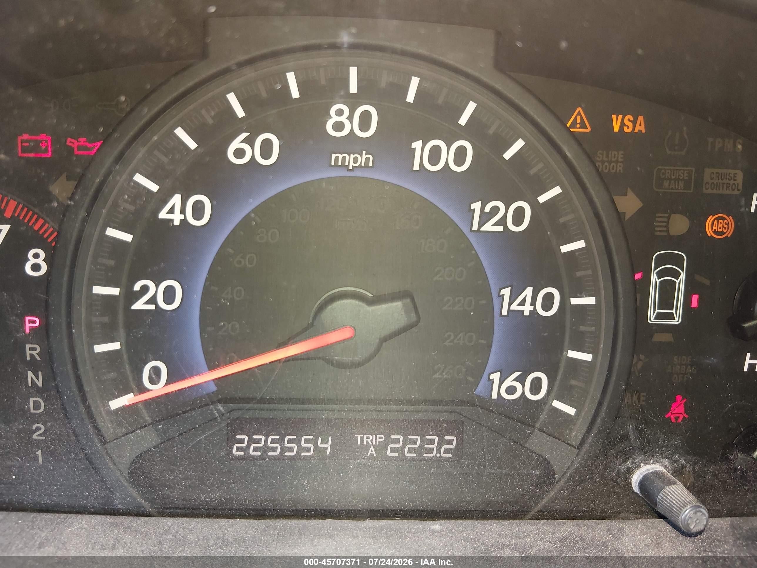 2007 Honda Odyssey Ex-l Синий vin: 5FNRL38717B122914