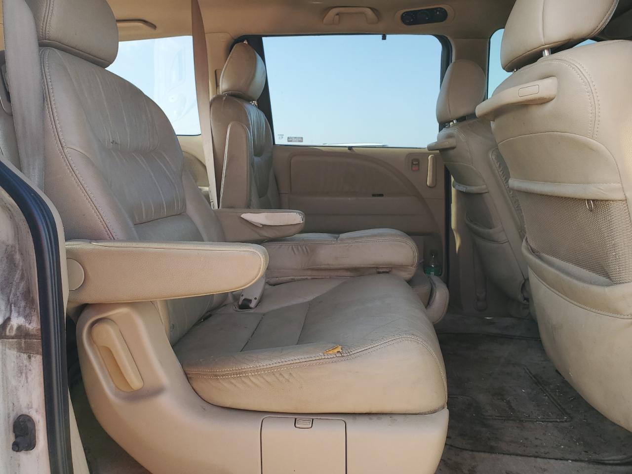 2007 Honda Odyssey Exl White vin: 5FNRL38717B141611
