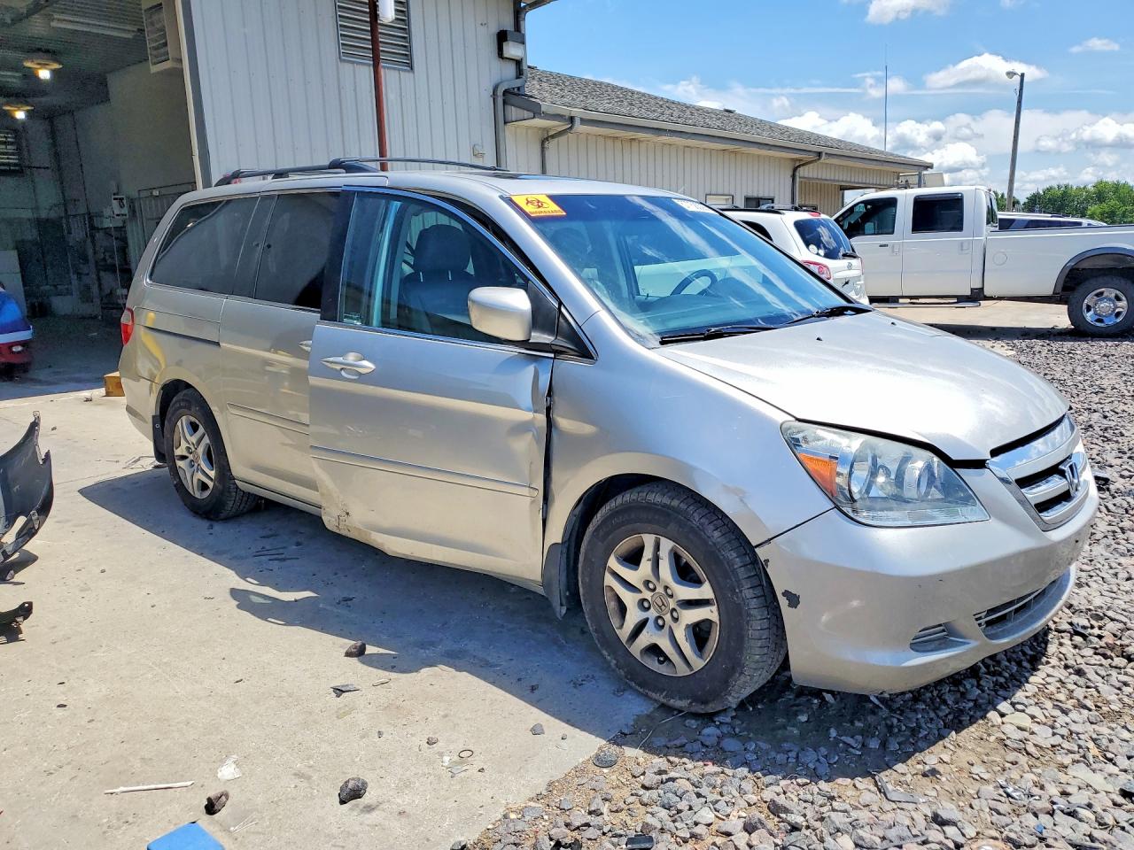 2007 Honda Odyssey Exl Silver vin: 5FNRL38717B142810