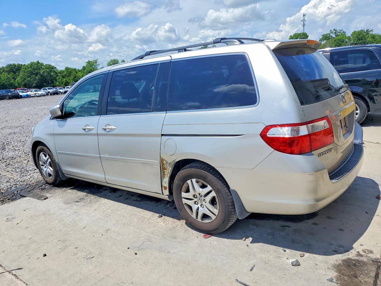 2007 Honda Odyssey Exl Silver vin: 5FNRL38717B142810