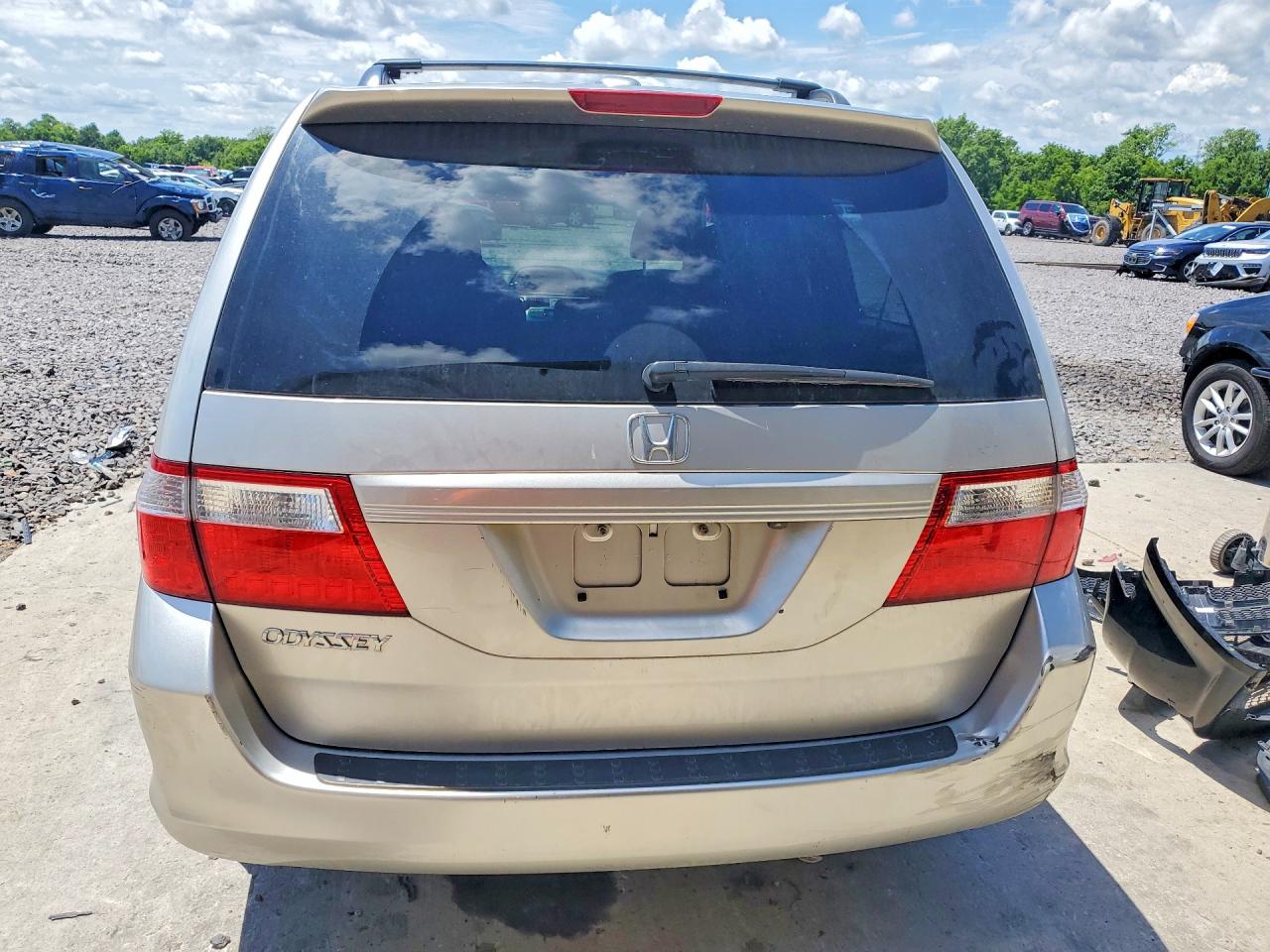 2007 Honda Odyssey Exl Silver vin: 5FNRL38717B142810