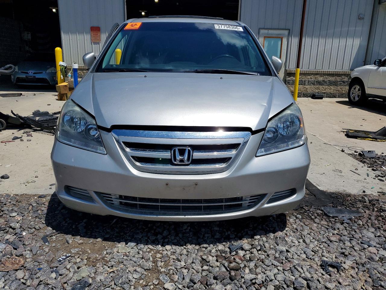 2007 Honda Odyssey Exl Silver vin: 5FNRL38717B142810