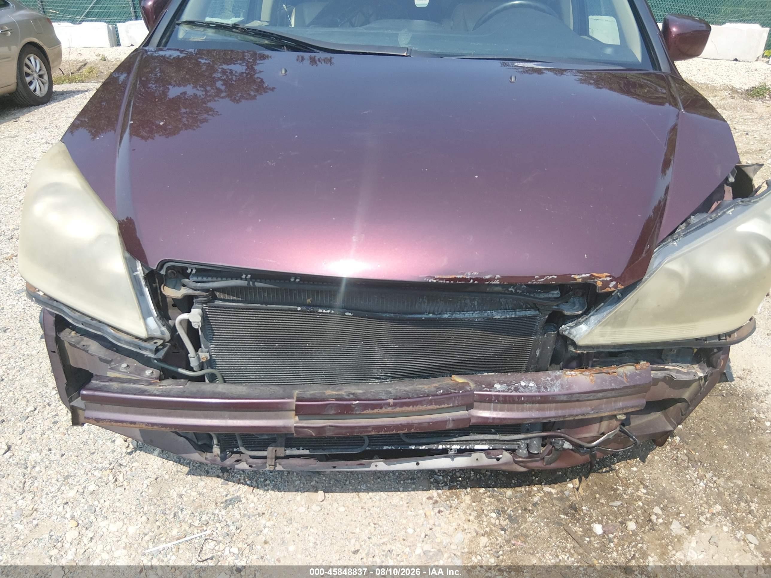 2007 Honda Odyssey Ex-l Burgundy vin: 5FNRL38717B405572