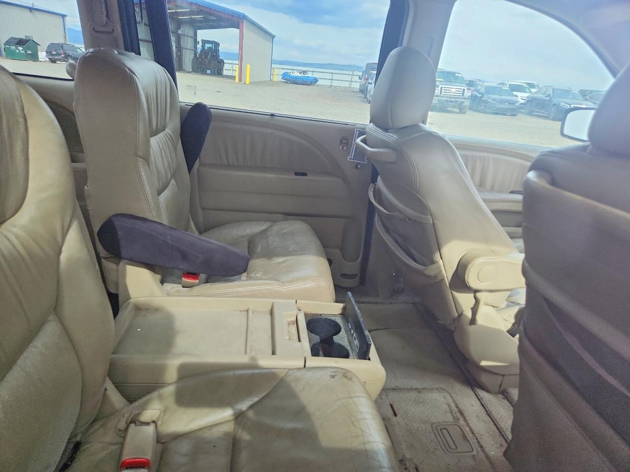 2007 Honda Odyssey Exl Burgundy vin: 5FNRL38717B406320