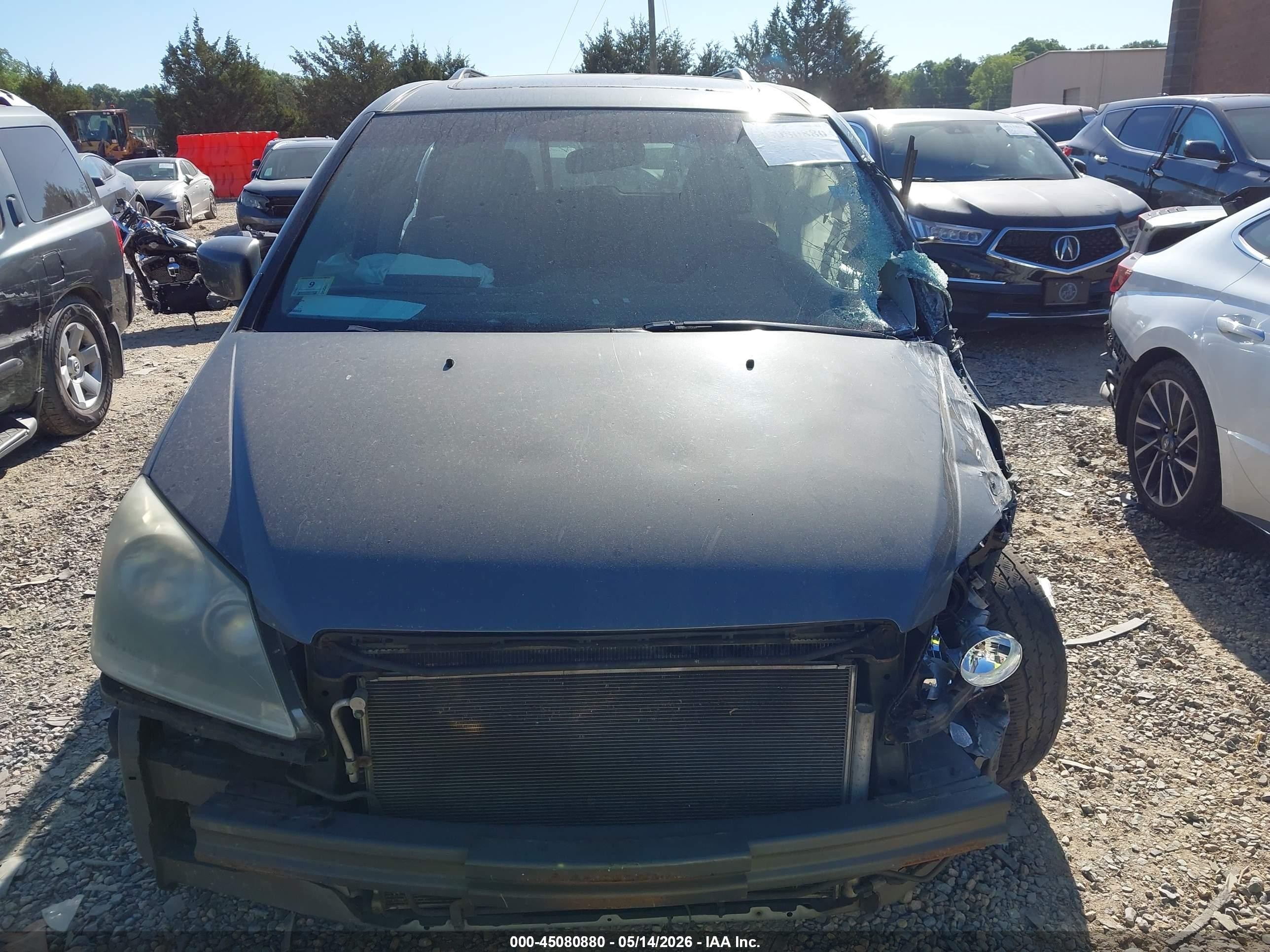 2007 Honda Odyssey Ex-l Gray vin: 5FNRL38717B429855