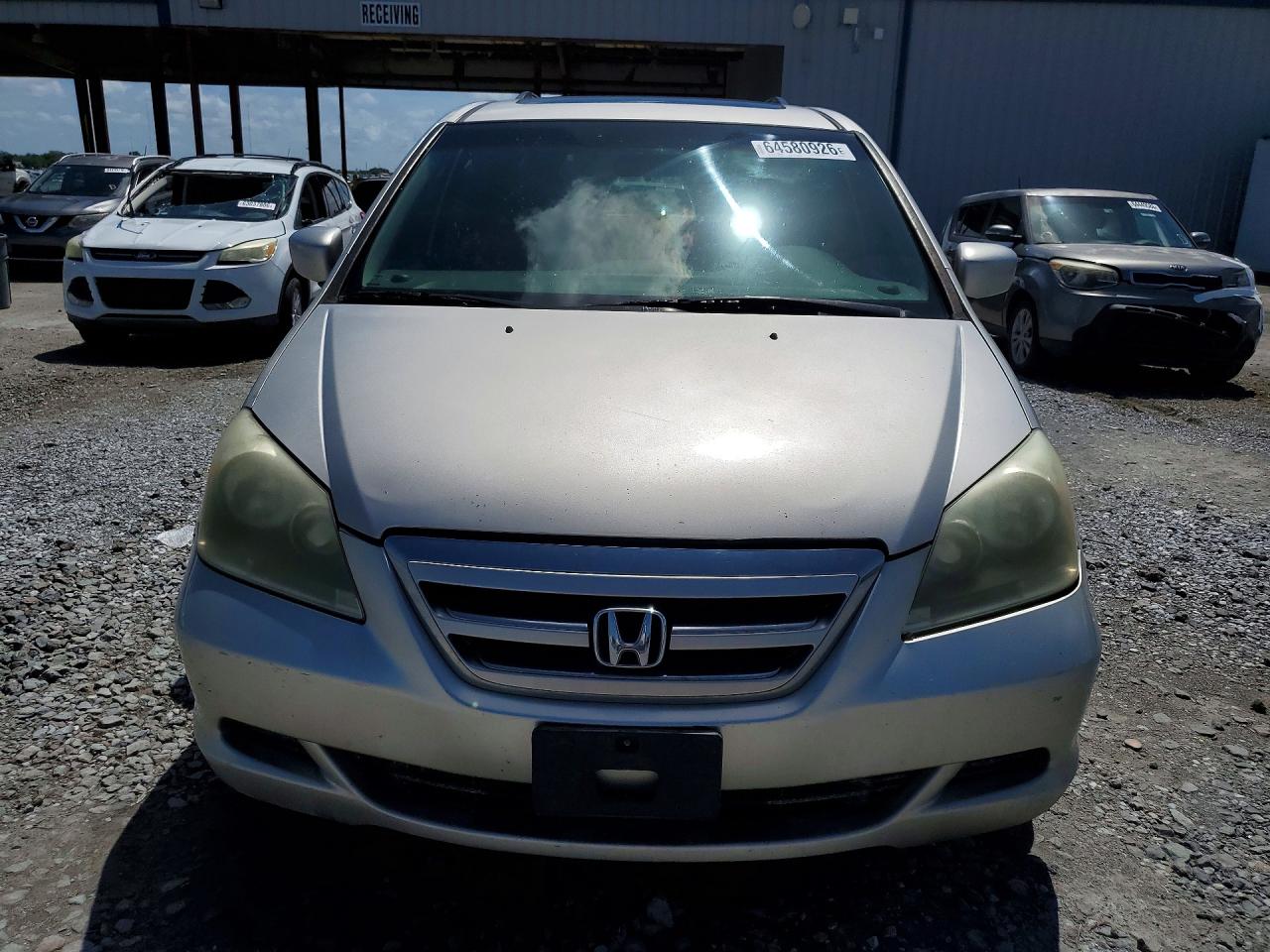 2007 Honda Odyssey Exl Silver vin: 5FNRL38717B500617