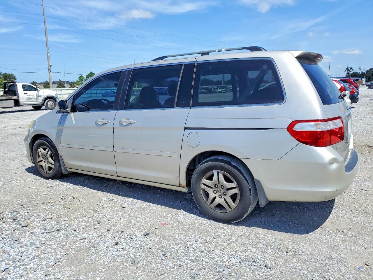 2007 Honda Odyssey Exl Silver vin: 5FNRL38717B500617