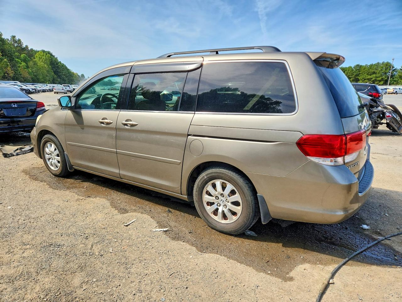 2008 Honda Odyssey Exl Gold vin: 5FNRL38718B080164