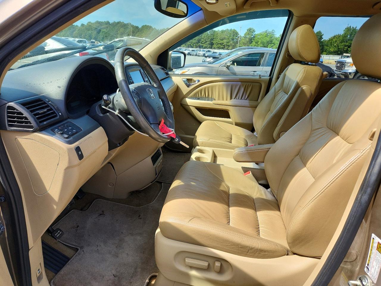 2008 Honda Odyssey Exl Gold vin: 5FNRL38718B080164